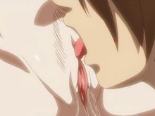 Baisée pendant que sa complice subit le suplice du gode géant 2