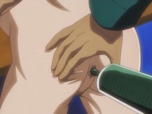 Baisée pendant que sa complice subit le suplice du gode géant 3