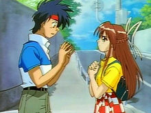 Manga porno nymphettes à gros seins et baisées en public 4