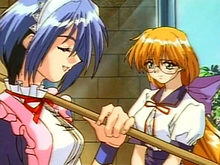 Manga porno nymphettes à gros seins et baisées en public 2